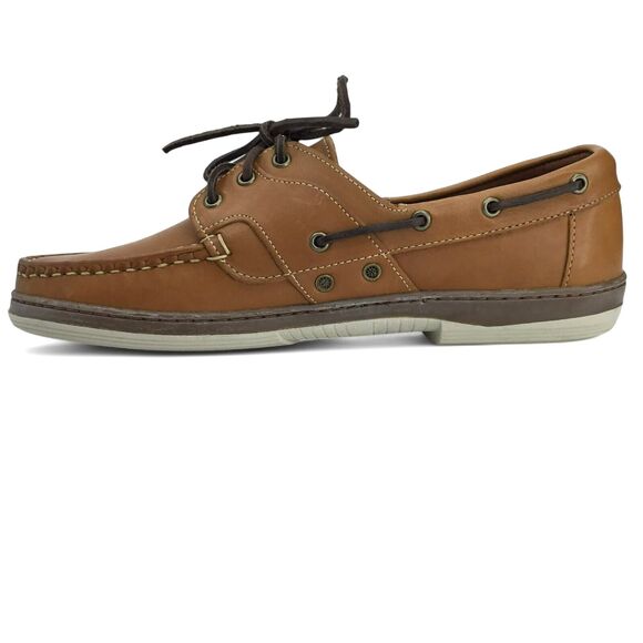 Allen Edmonds Eastport Boat Loafers Moccasins Mens 10.5 D Brown Leather 43502 - Picture 14 of 15